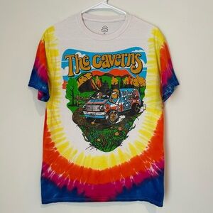 The Caverns What A Trip Medium Tie Dye T-shirt